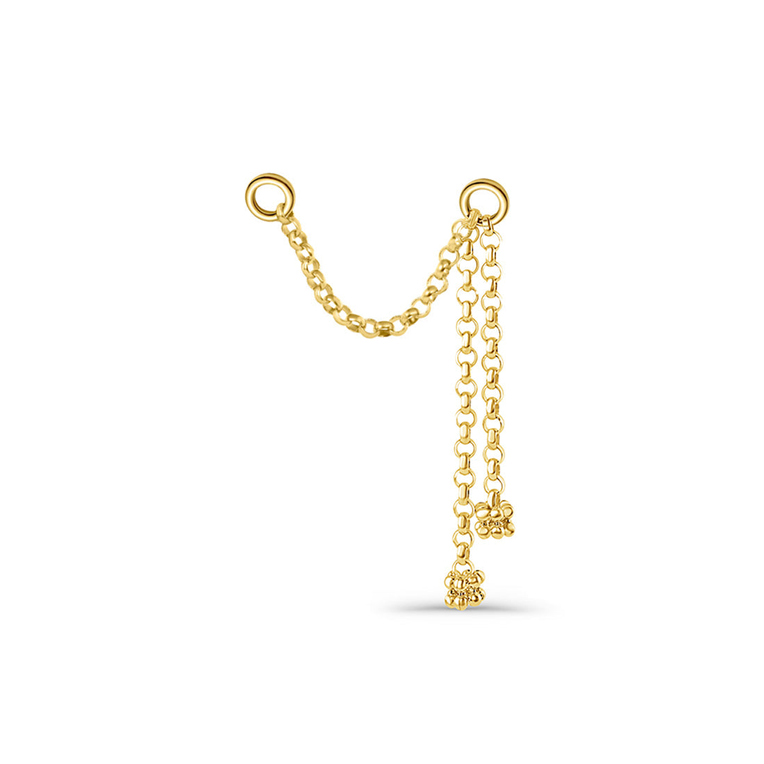 Triple Rolo Chain with Beads — NorVoch