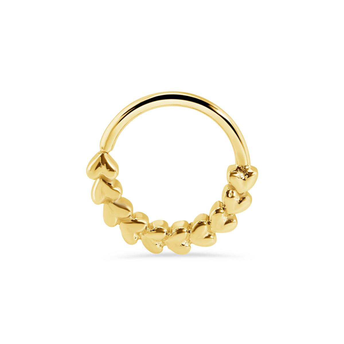Small Puffy Hearts Seamless Ring — NorVoch