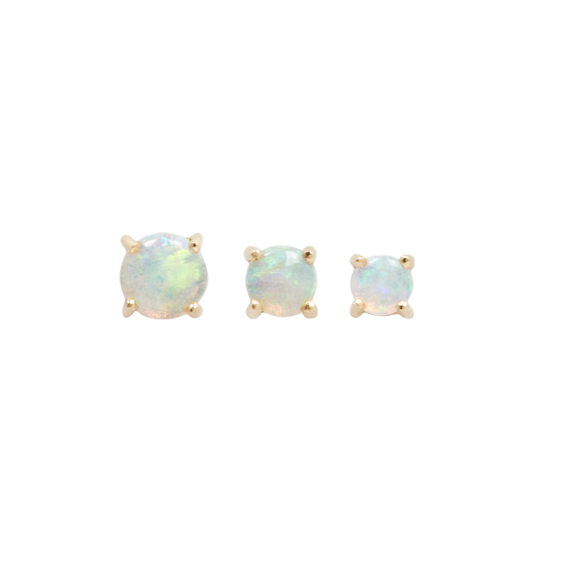 Prong Gem with Opal - Buddha Jewelry