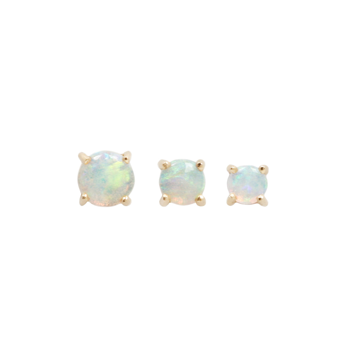 Prong Gem with Opal - Buddha Jewelry