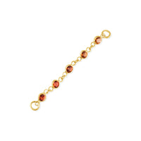 Orange-Yellow Sapphire Chain — NorVoch