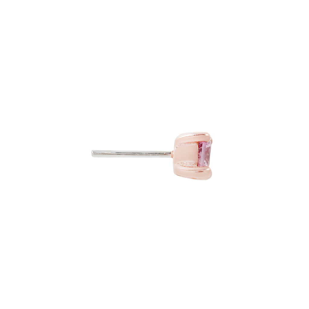 Prong Gem with Pink Sapphire - Buddha Jewelry