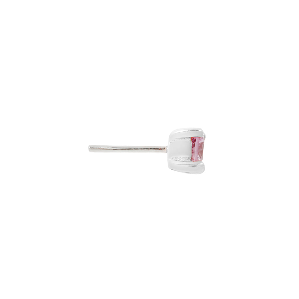Prong Gem with Pink Sapphire - Buddha Jewelry