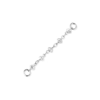 White Gold and Gray Diamond Bead Chain — NorVoch
