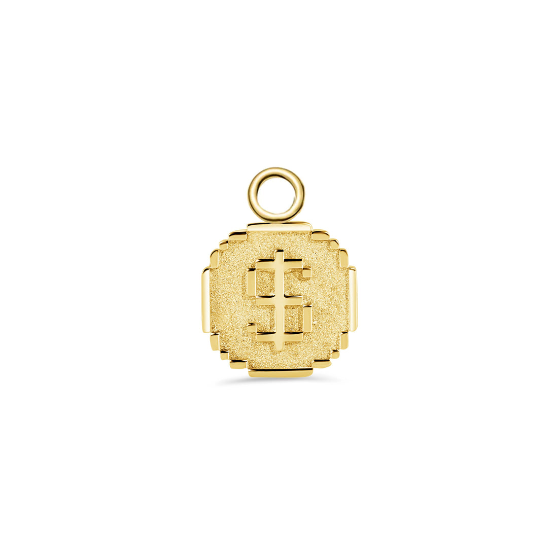 Pixel Coin Charm — NorVoch