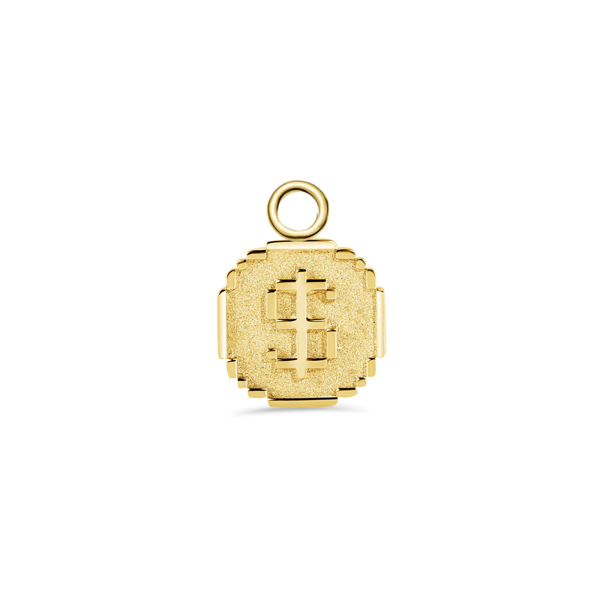 Pixel Coin Charm — NorVoch