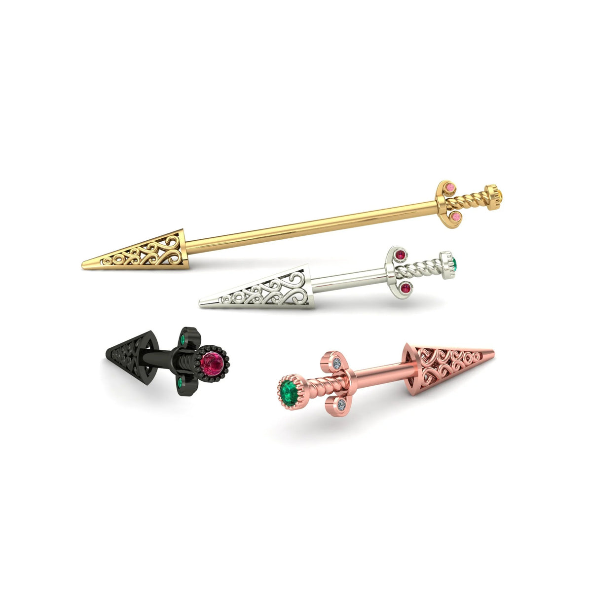 Armor Dagger Barbell by M.US.HROOM