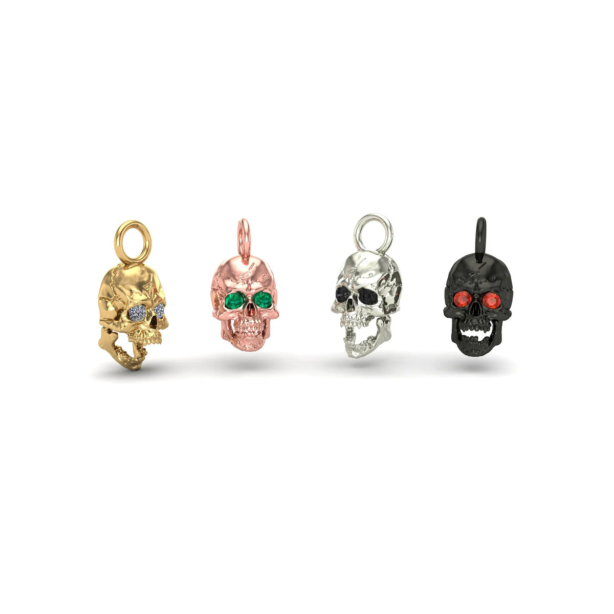Jaw Motion Skull Charm by M.US.HROOM