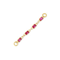 Baguette Ruby Chain — NorVoch