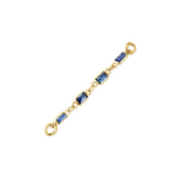 Baguette Blue Sapphire Chain — NorVoch