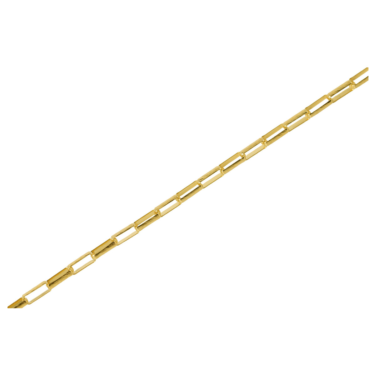 Brushed Texture Rectangular Chain by M.US.HROOM