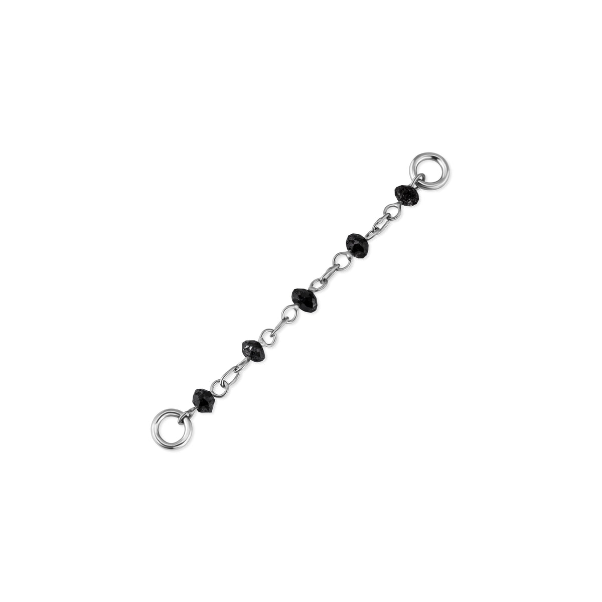 Black Gold and Black Diamond Bead Chain — NorVoch