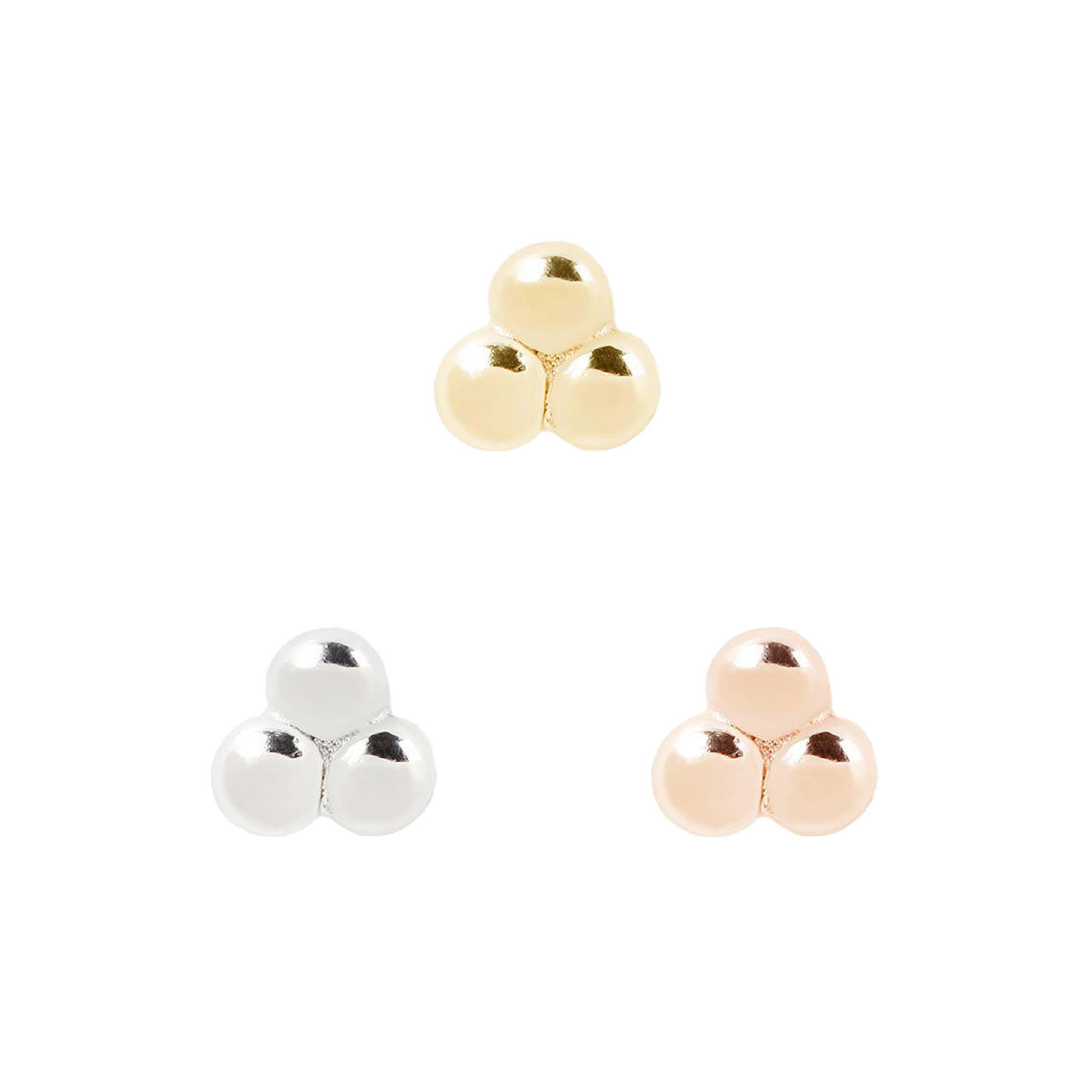 3 Bead Mini Cluster - Buddha Jewelry