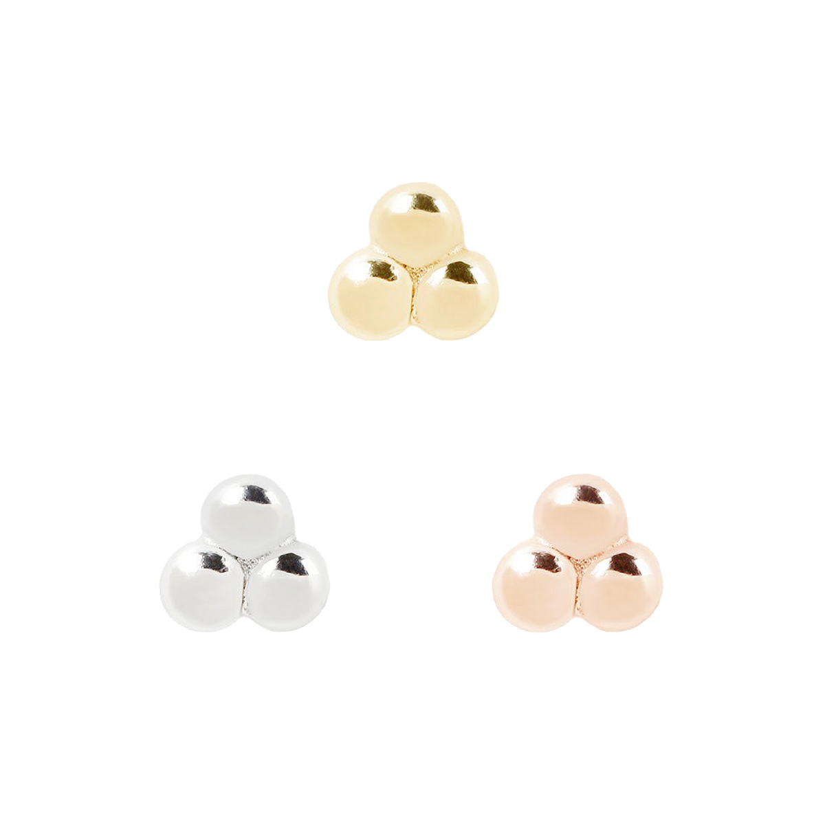 3 Bead Mini Cluster - Buddha Jewelry