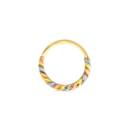 3 Color Twisted Seamless Ring from Norvoch
