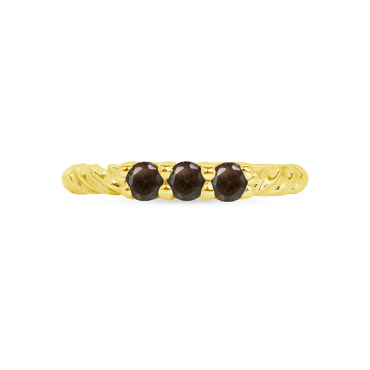 3 Prong Filigree Seamless Ring from Norvoch