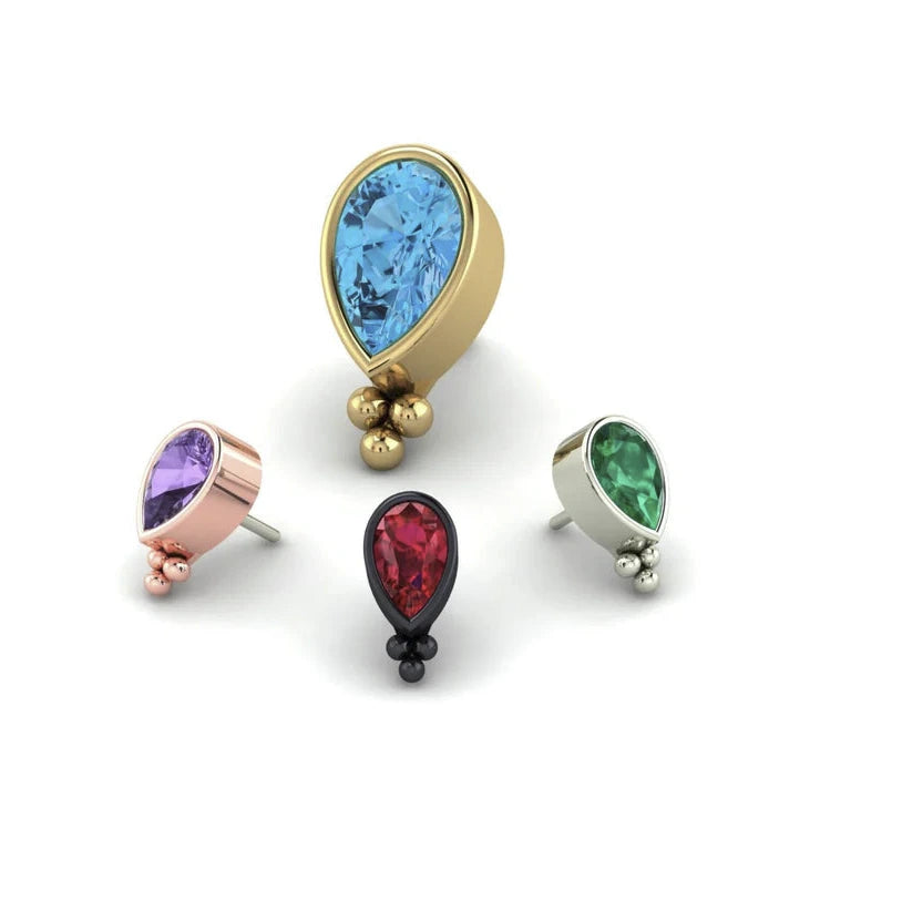 3 Ball Pear Bezel From Mushroom