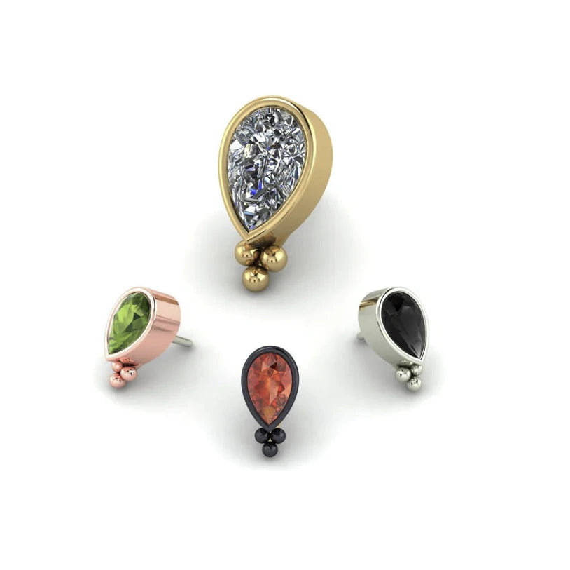 3 Ball Pear Bezel From Mushroom