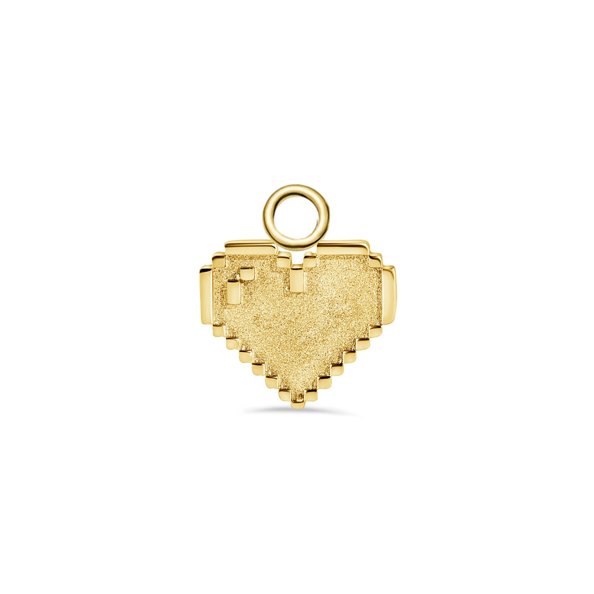 Pixel Shining Heart Charm — NorVoch