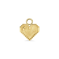 Pixel Shining Heart Charm — NorVoch