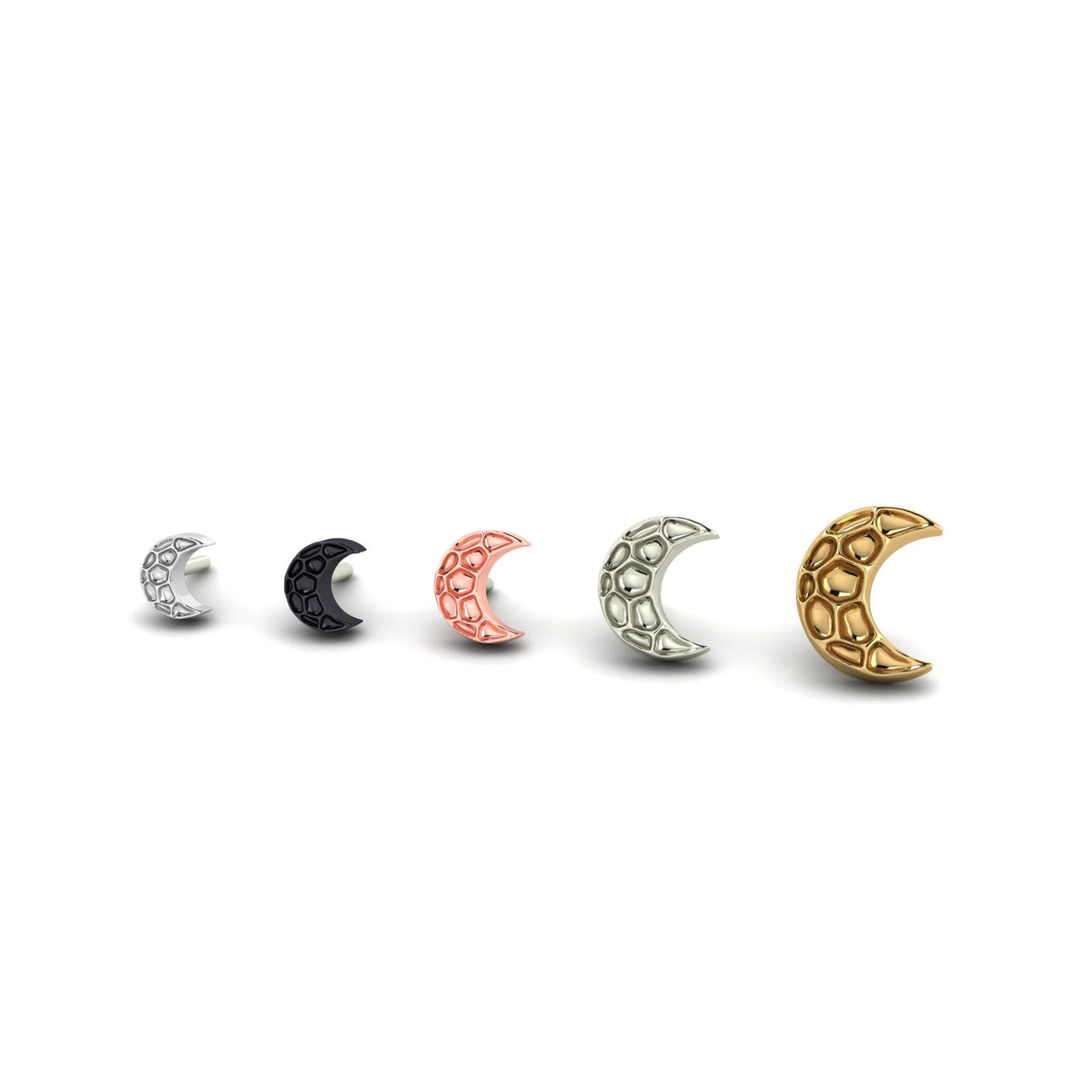 Hammered Half Moon by M.US.HROOM