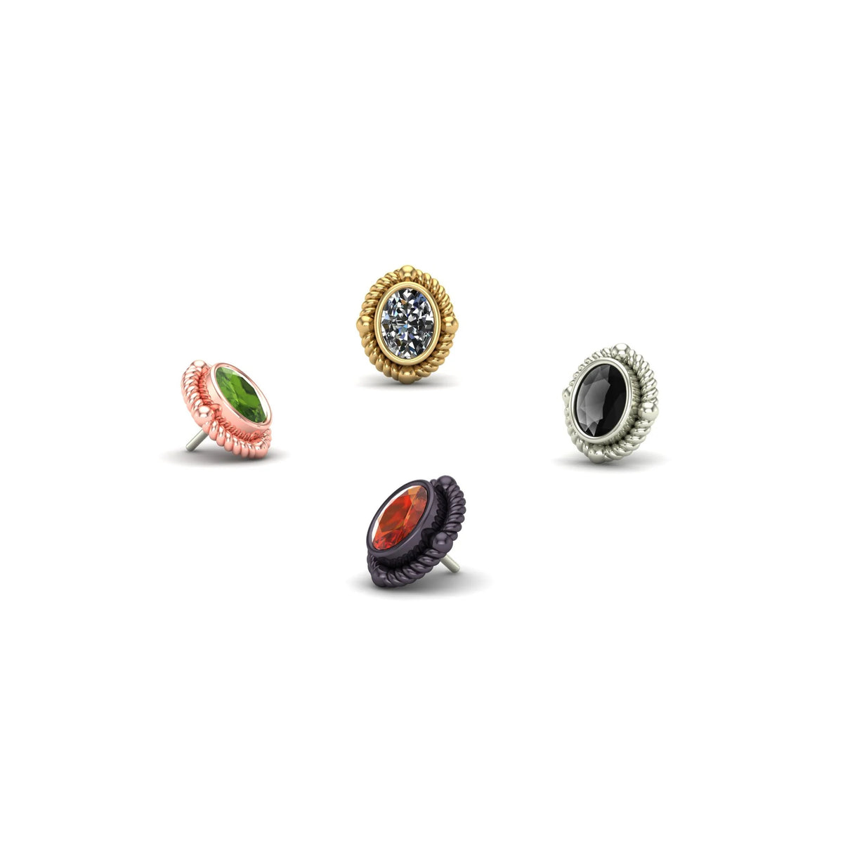Twisted Oval Bezel by M.US.HROOM