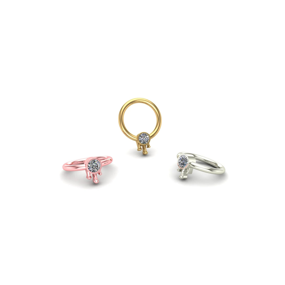 Drip Bezel Ring by M.US.HROOM