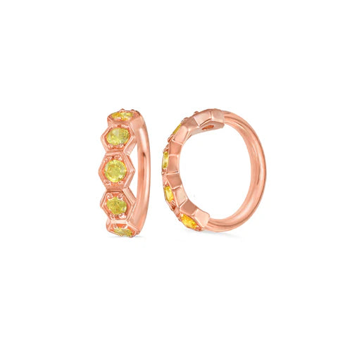 5 Gem Hexagon Seamless Ring from Norvoch