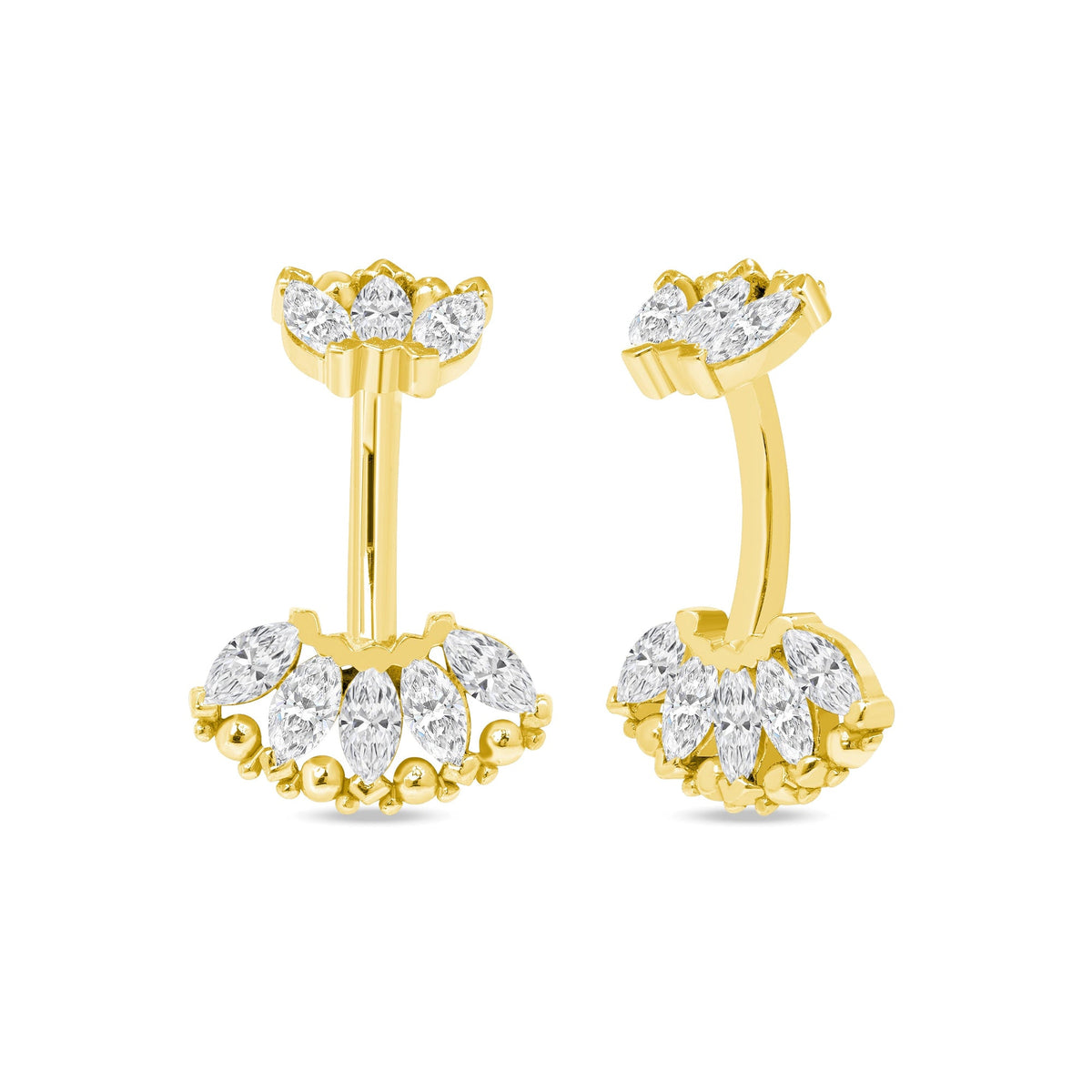 Marquise Beauty Curved Barbell — NorVoch