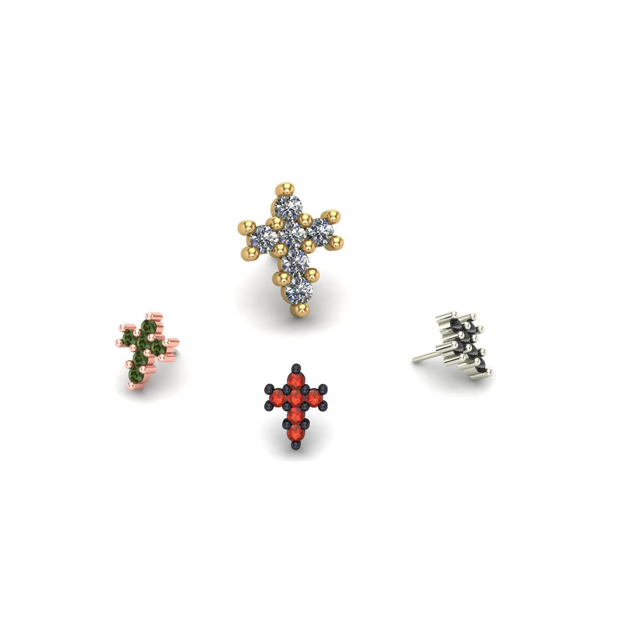 Cross Gemstone by M.US.HROOM