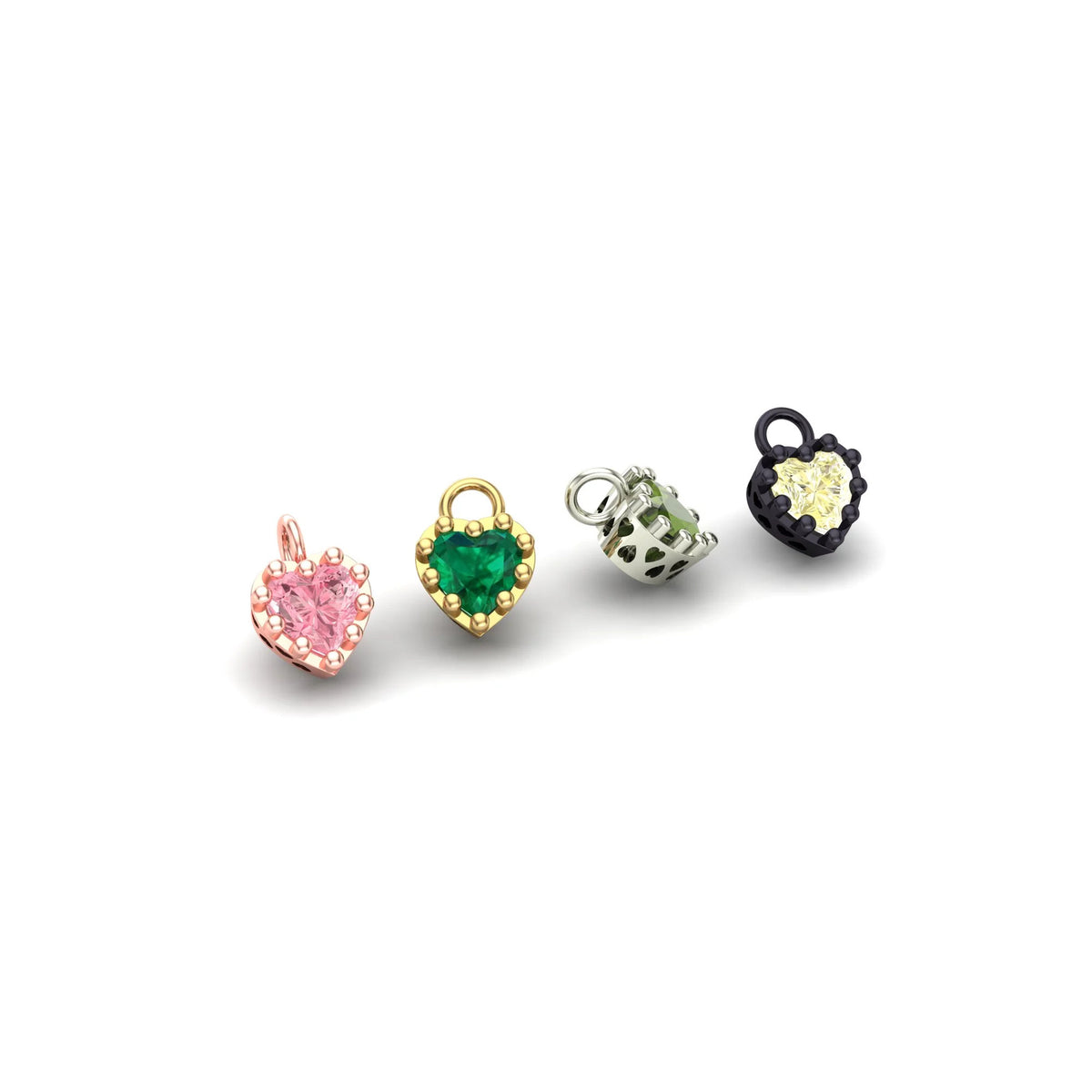 Heart Prong Charm by M.US.HROOM — alternate view 2