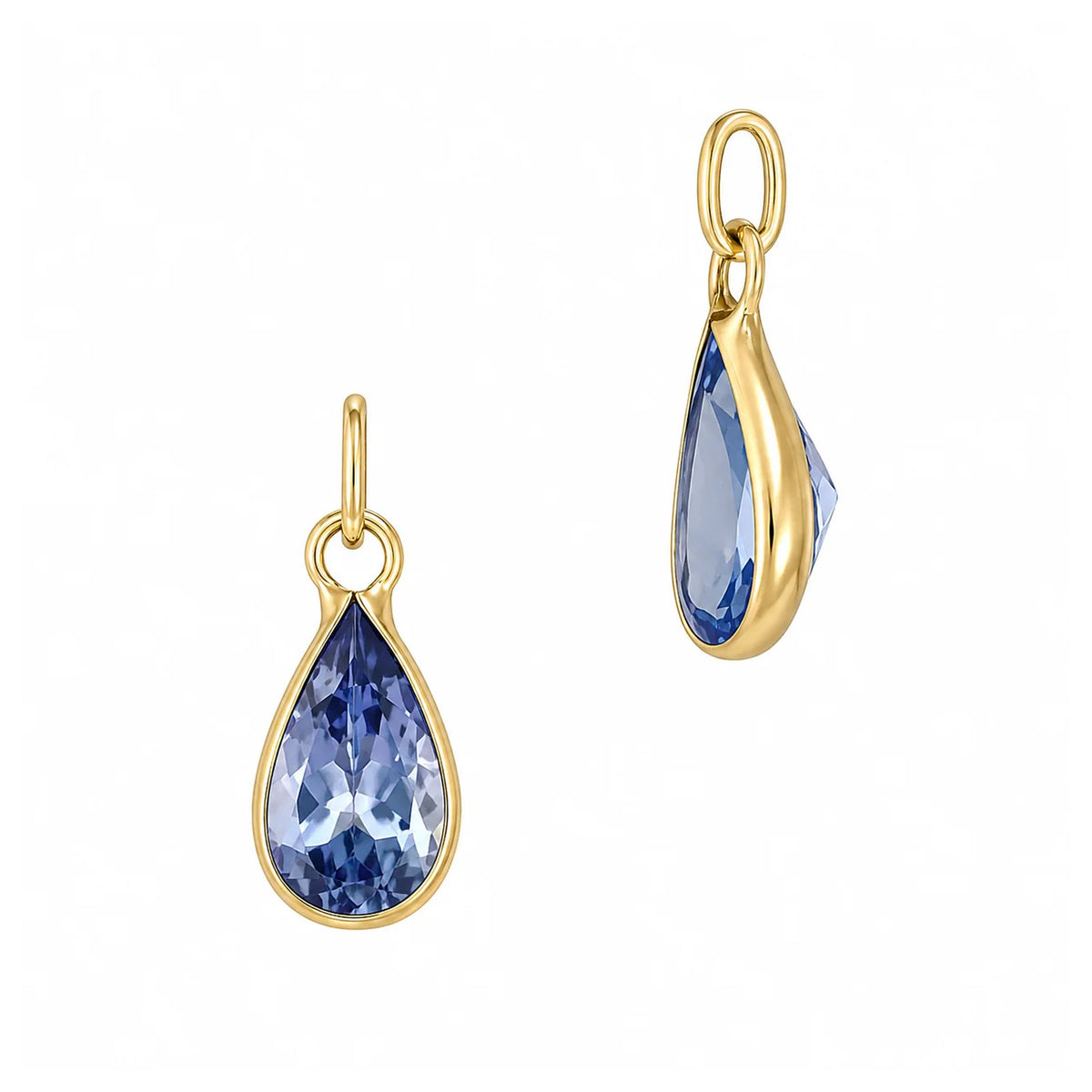 Pear Shaped Bezel Charm by M.US.HROOM