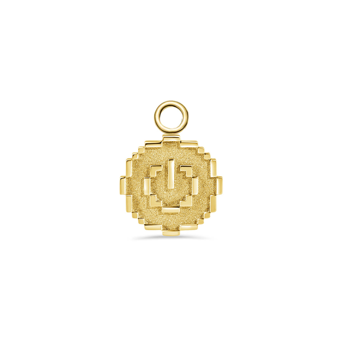 Pixel Power Button Charm — NorVoch