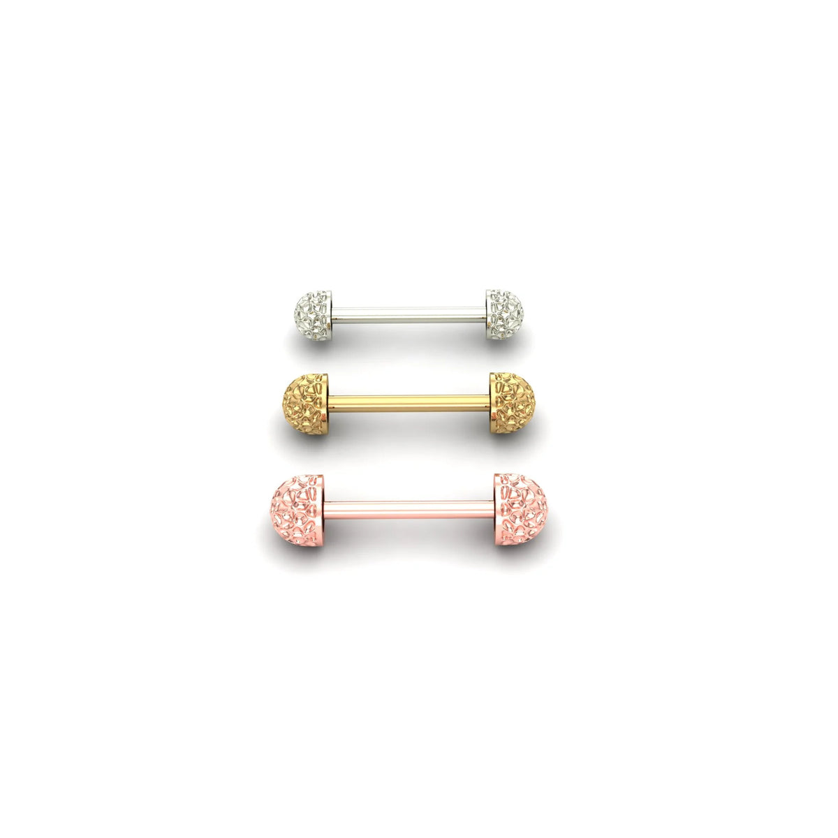 Hammered Dome Barbell by M.US.HROOM