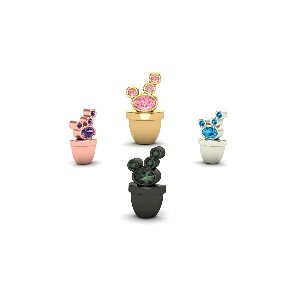 Cactus with Gemstone by M.US.HROOM — alternate view 2