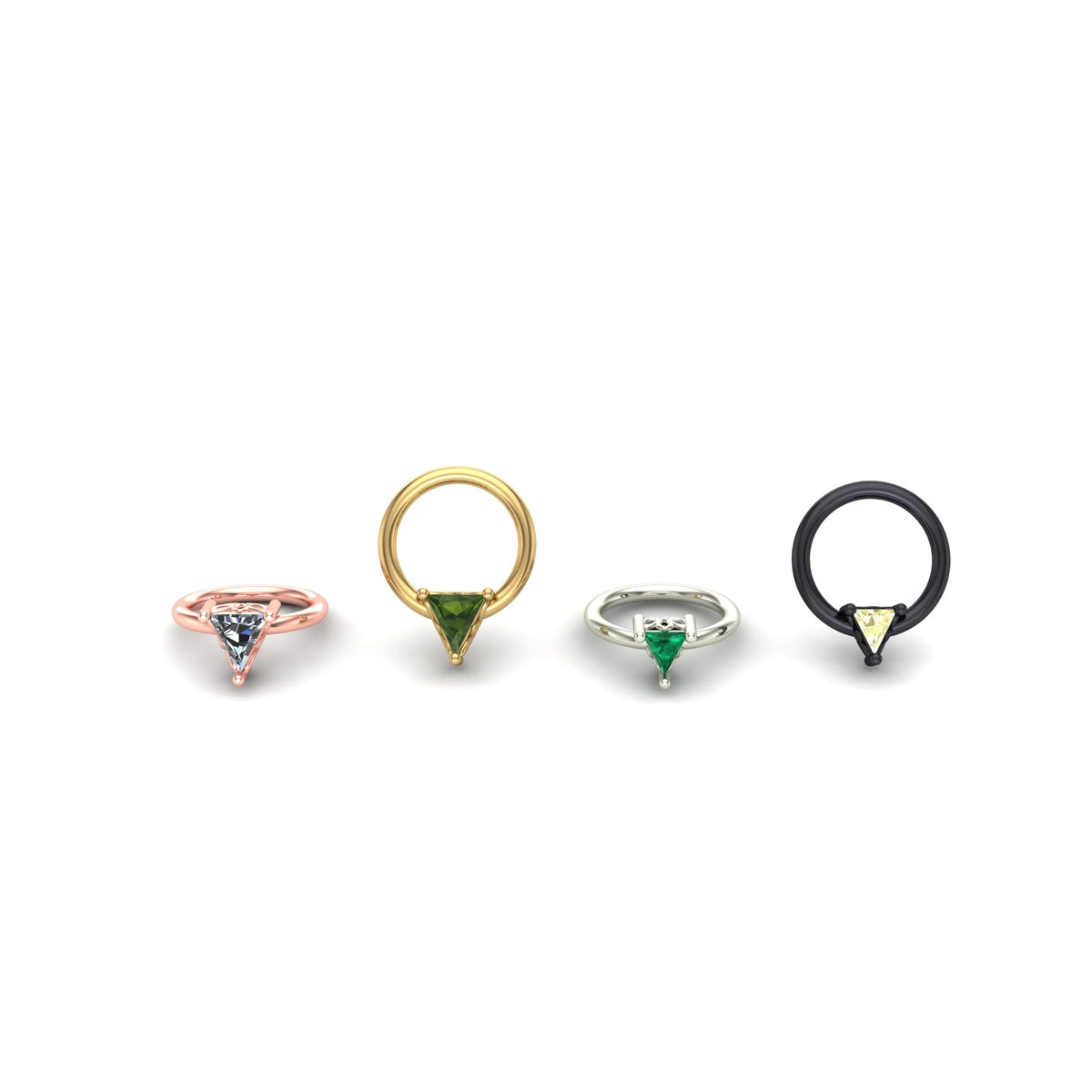 Triangle Prong Ring by M.US.HROOM — alternate view 2