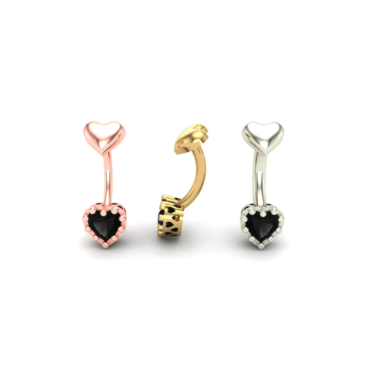Heart Curved Barbell by M.US.HROOM — alternate view 2