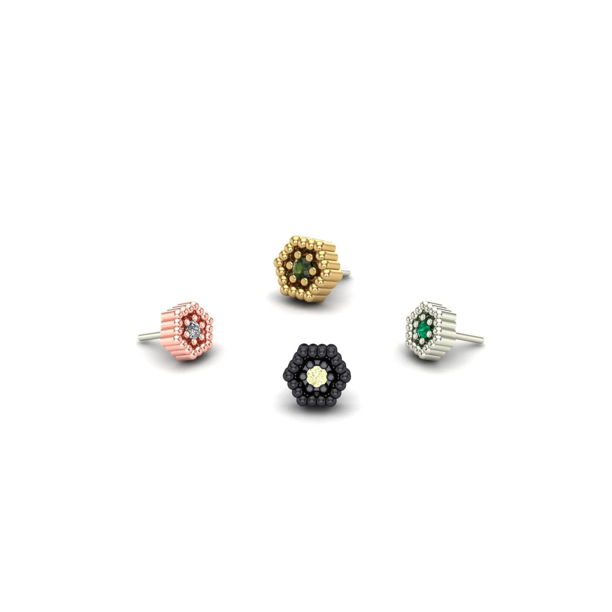 Hexagon Beads by M.US.HROOM