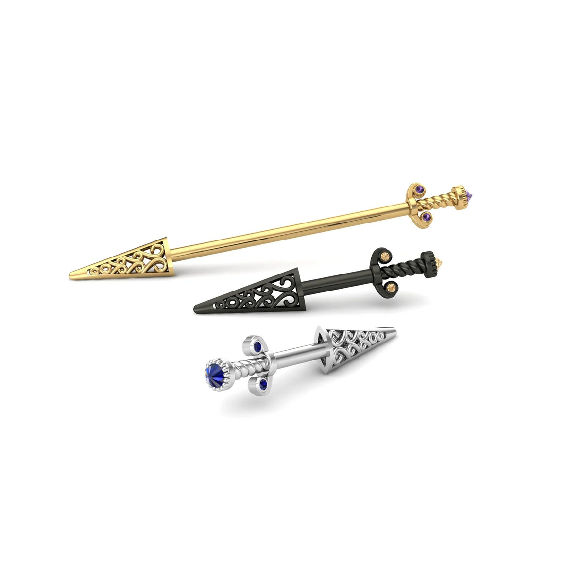 Armor Dagger Barbell by M.US.HROOM — alternate view 2