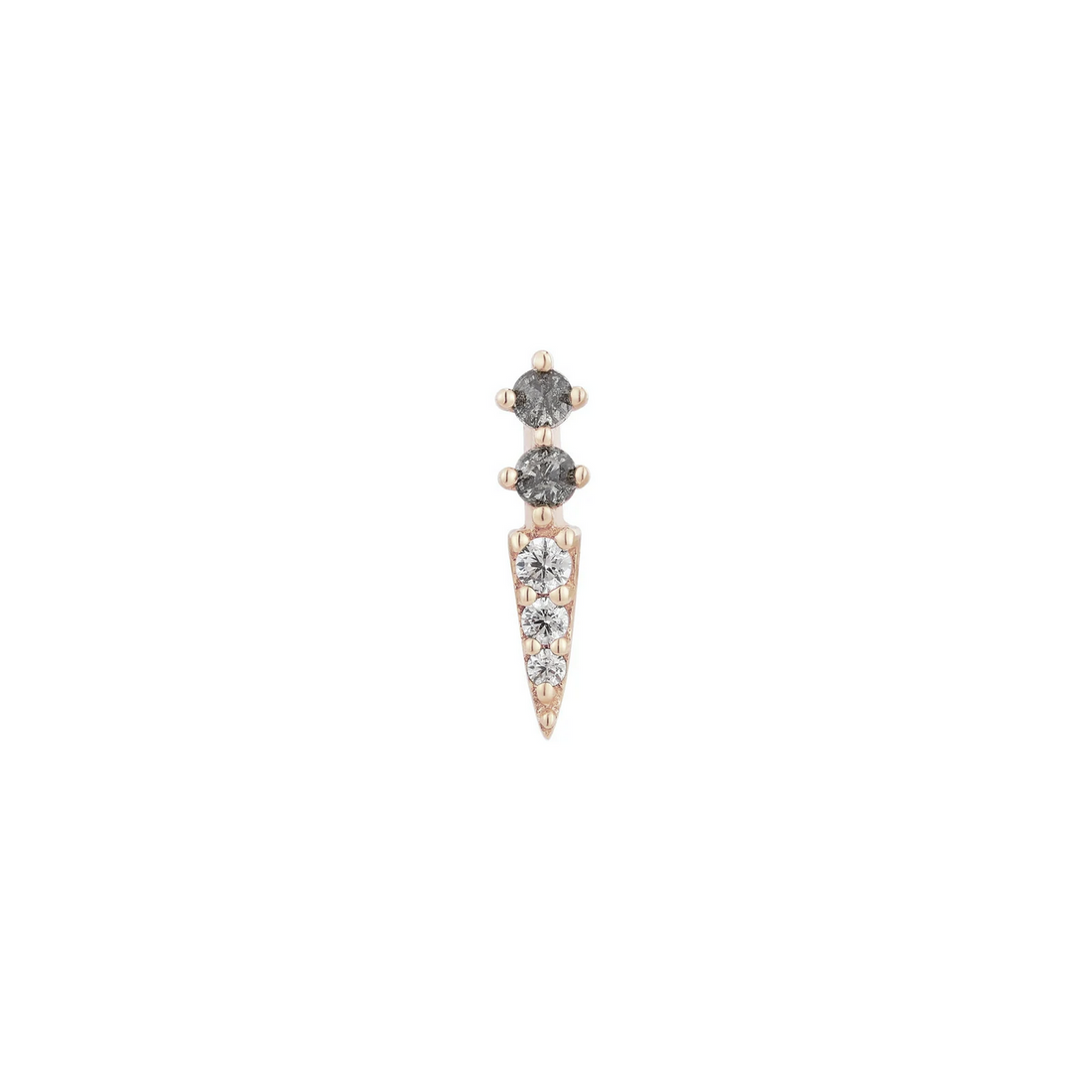 Activated with Grey Diamond and CZ — Buddha