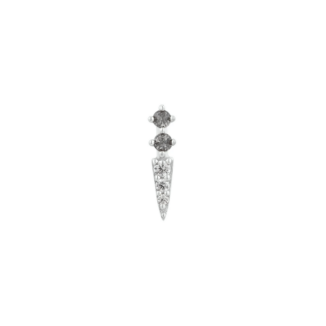 Activated with Grey Diamond and CZ — Buddha