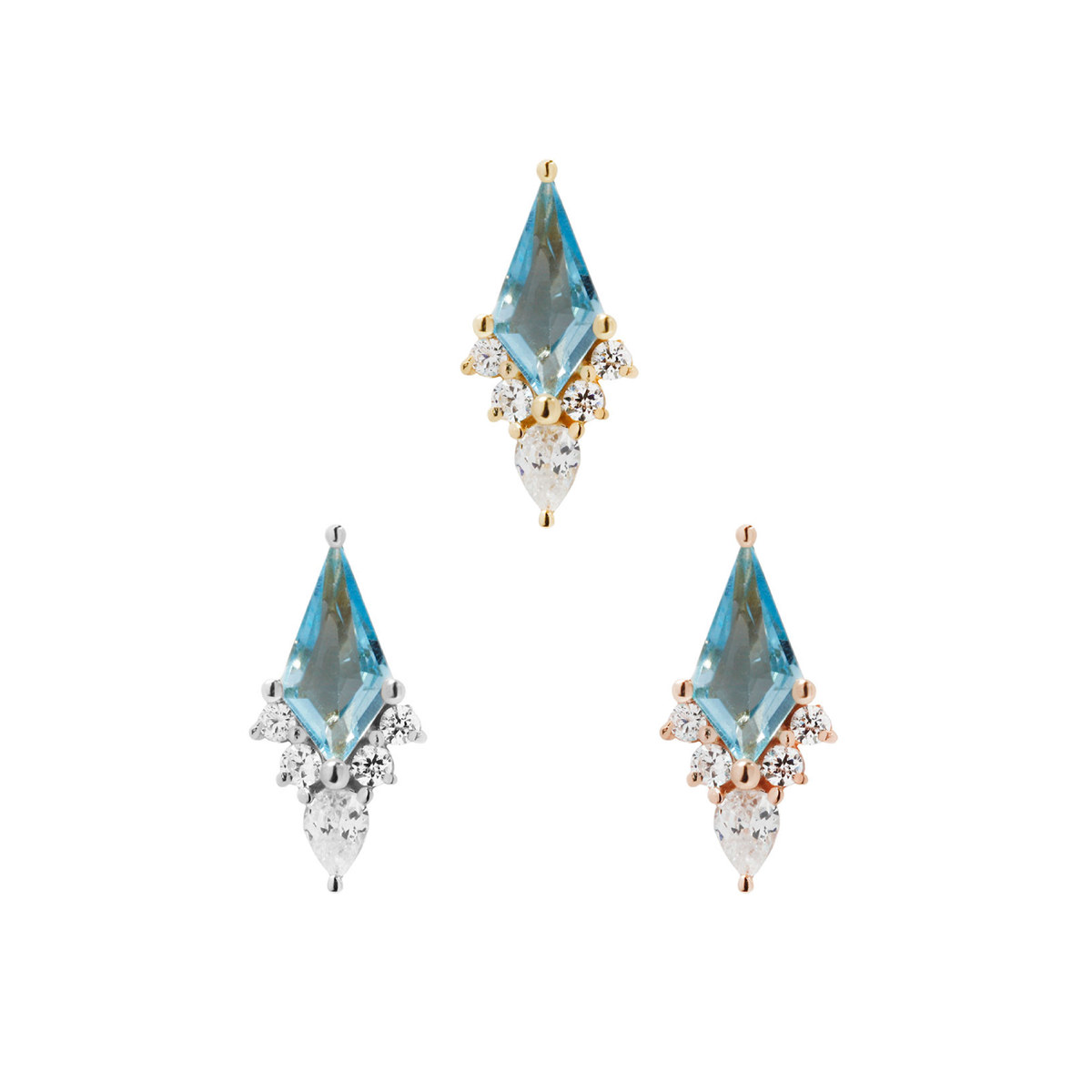Afterglow with Swiss Blue Topaz - Buddha Jewelry