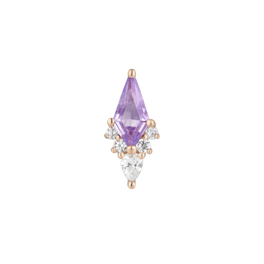Afterglow with Amethyst and CZ — Buddha