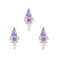 Afterglow with Amethyst and CZ — Buddha