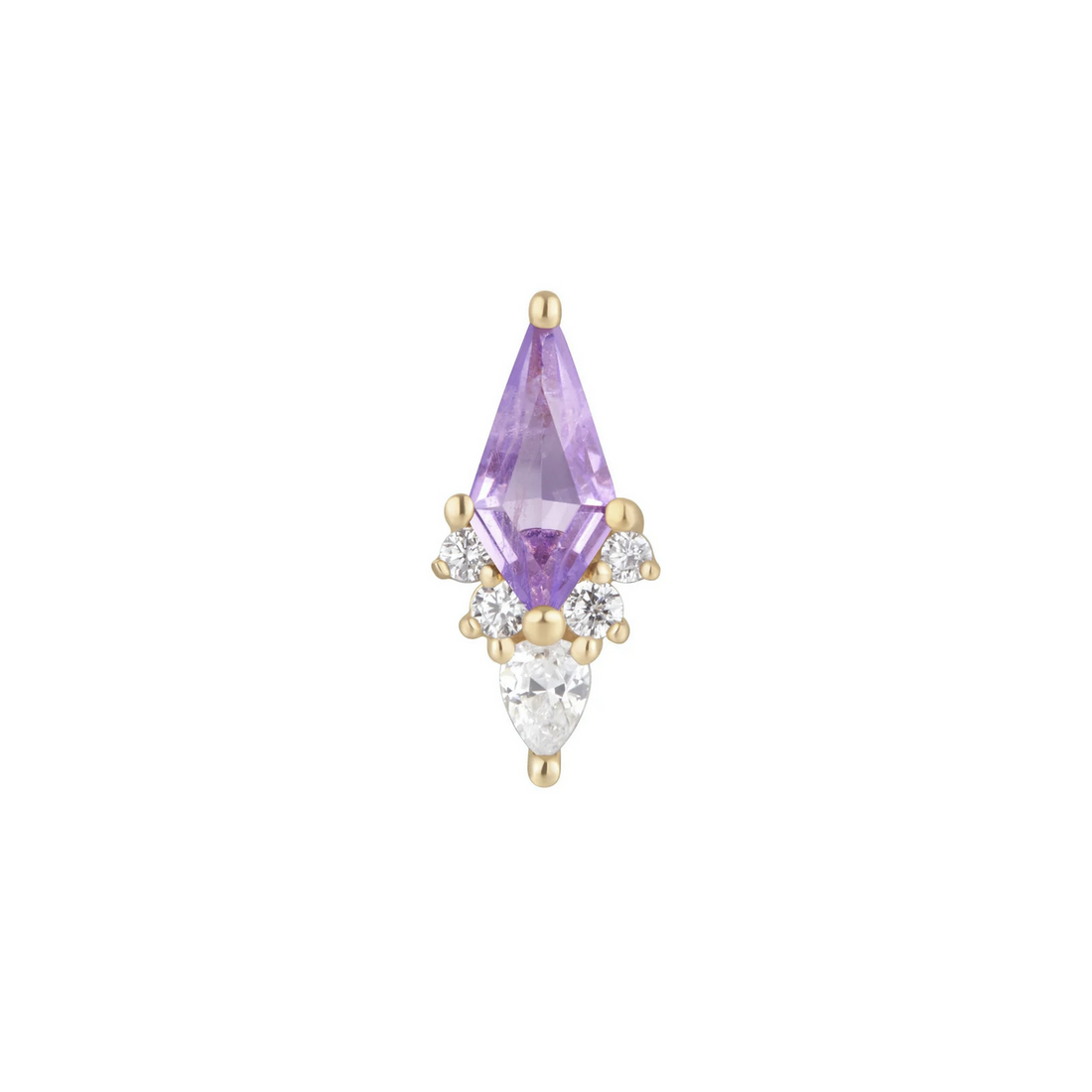 Afterglow with Amethyst and CZ — Buddha