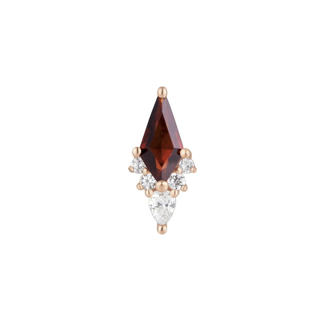 Afterglow with Garnet and CZ — Buddha