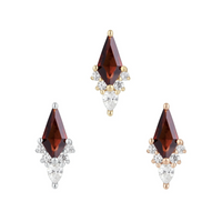Afterglow with Garnet and CZ — Buddha