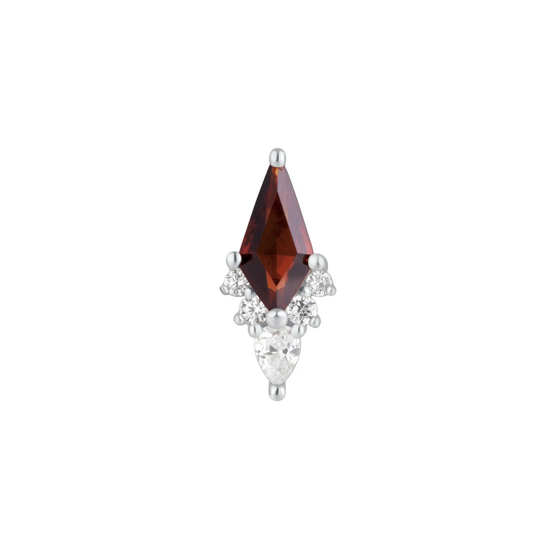 Afterglow with Garnet and CZ — Buddha