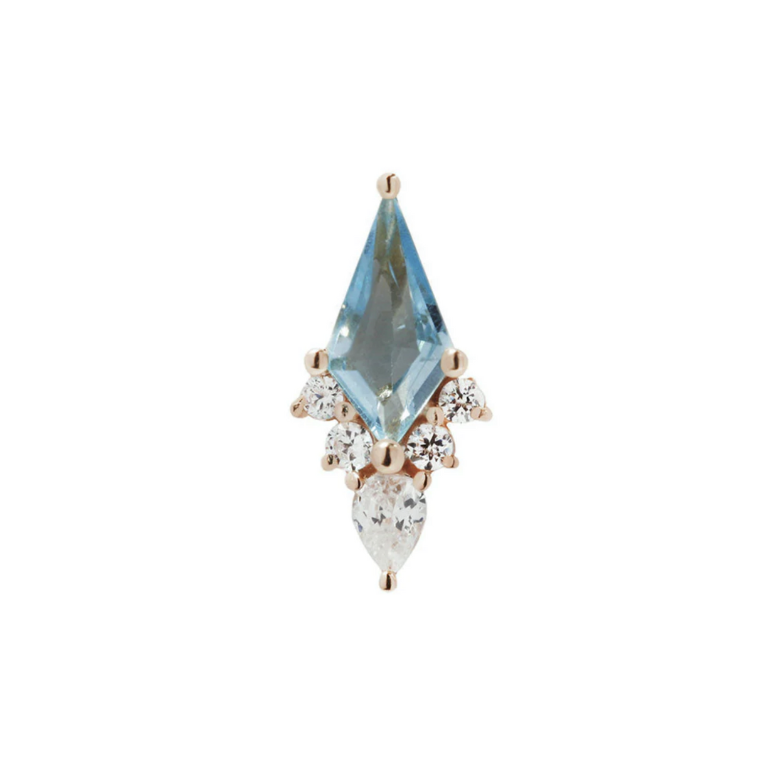 Afterglow with Swiss Blue Topaz — Buddha