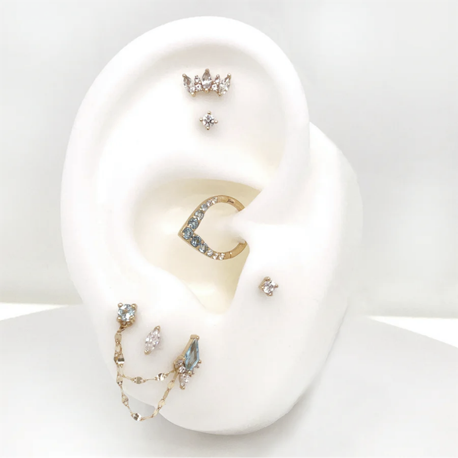 Afterglow with Swiss Blue Topaz From Buddha